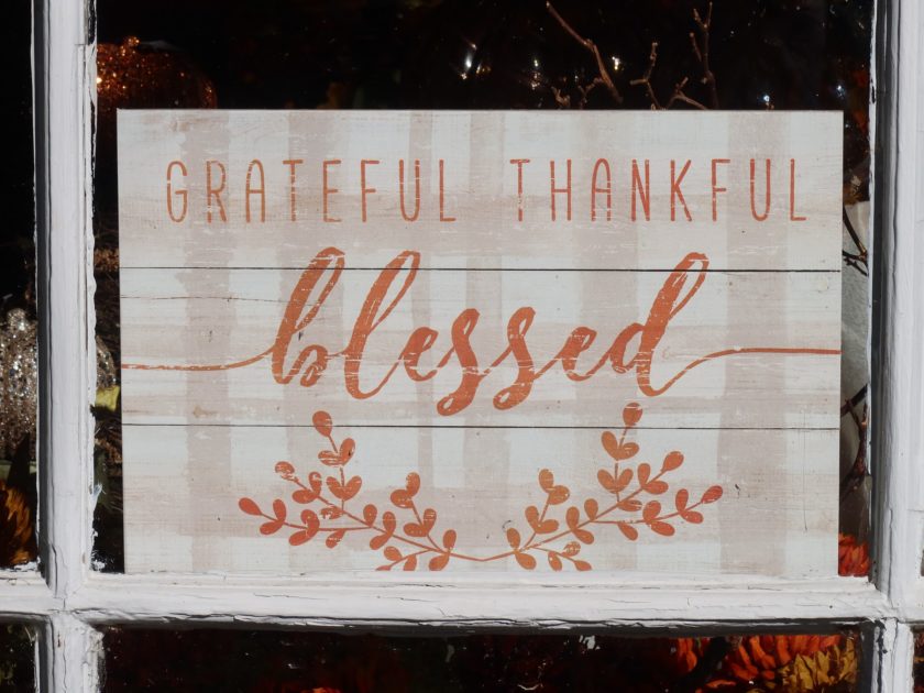 in all circumstances give thanks - grateful thankful blessed plaque